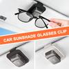 Premium Leather Magnetic Sunglasses Holder, Car Eyeglass Hanger Clip For Lamborghini Urus Huracan Aventador DecorationAccessory hdf1