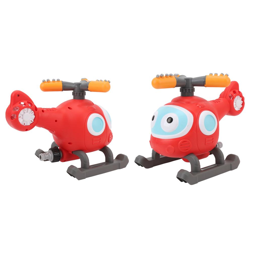 Water Sprinkler Baseball Toy 2 In 1 360 Degree Rotating Spray Water Baseball Helicopter Toy for