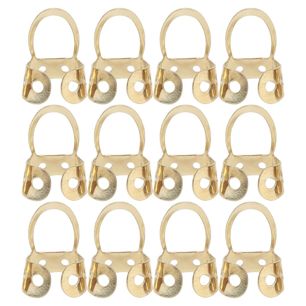 12Pcs Finger Picks Adjustable Stainless Steel Banjo Ukulele Guitar Plucked Strings ToolGold