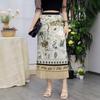 New Skirt Women's Eba Skirt Printed Skirt Pleated Skirt