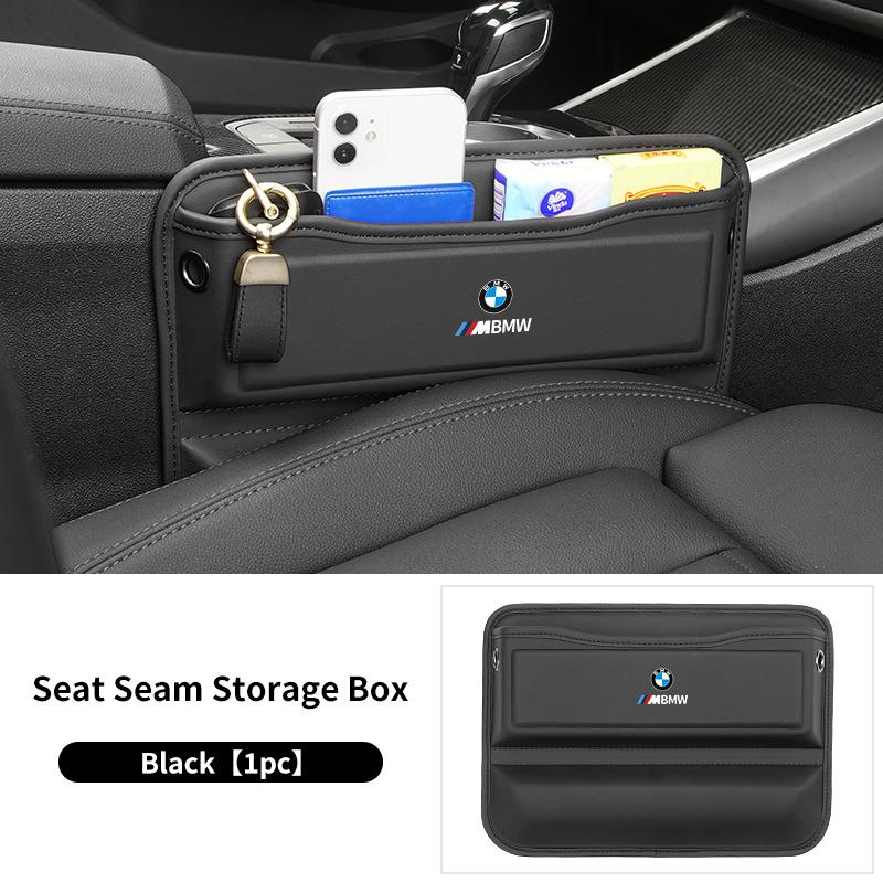 BAFJ3 Hot 2025 Car Seam Storage Box Crevice Organizer Bag Gap Filler For BMW X3 X5 X6 M5 M3 E46 E90 E60 F10 E39 F30 E36 G30 E87 E70 E9