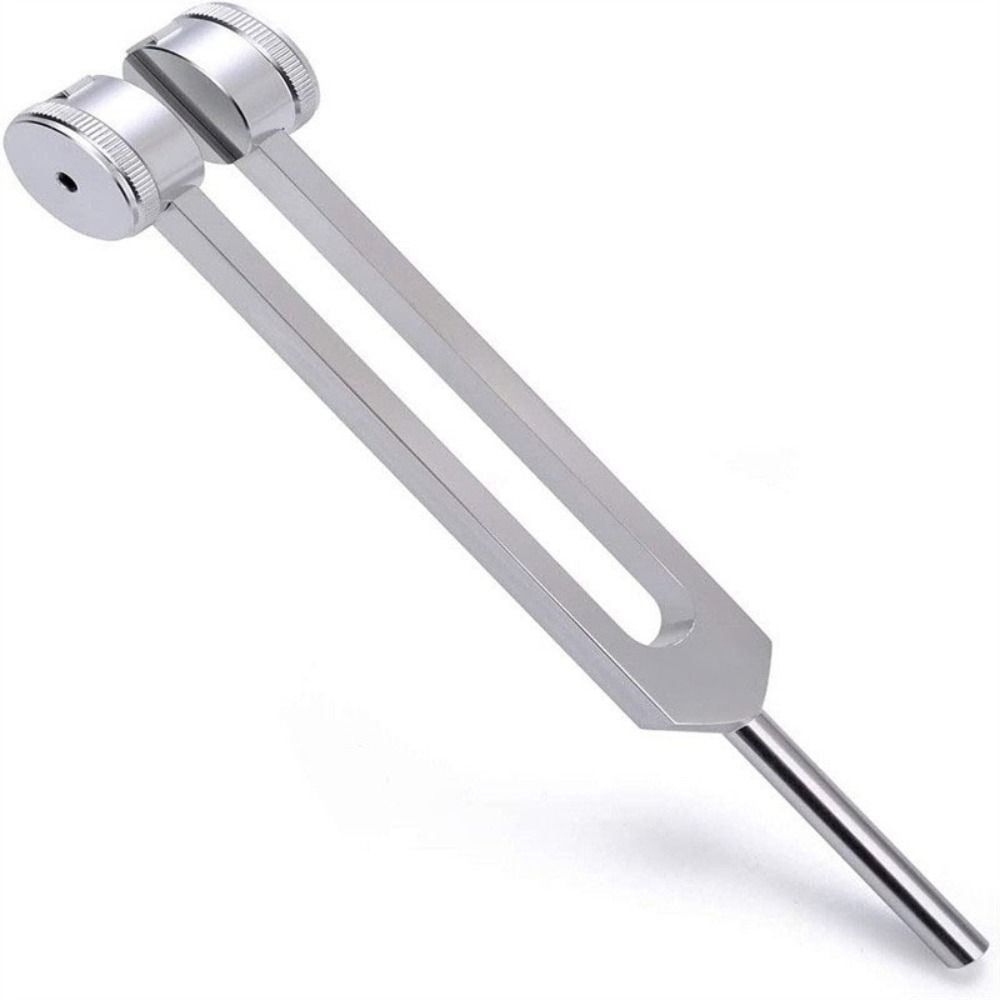 Ergonomic 128 Hz Tuning Fork Set Aluminum Reliever Stress Bio-Acoustic Tuning Fork with Storage Bag Adjustable