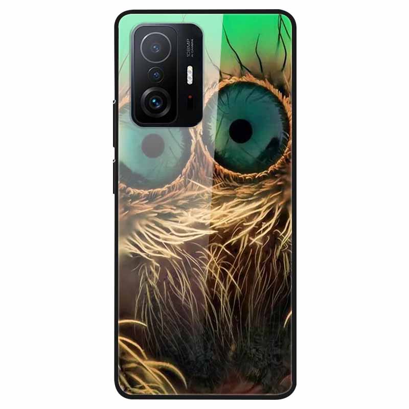 Luxury Case for Xiaomi Mi 11T Pro Cover Tempered Glass Cover for Xiaomi 11T 11 T Pro Phone Case for Xiaomi 11TPro Fundas 2021