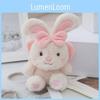 Adorable Plush Animal Keychain Realistic Bunny Doll Cute Bag Charm Stuffed Toy