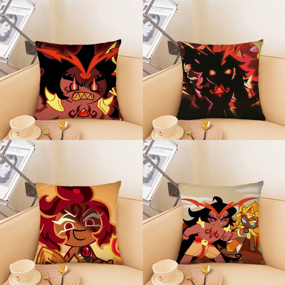 pc BBurning Spice Cookie Pillow Case Fashion Square Pillowcase Bedroom Sofa Room Ins Decoration Leisure
