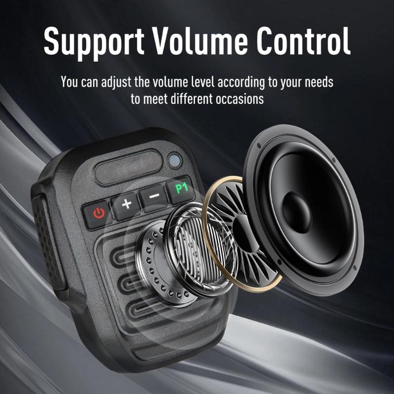 Wireless Speaker Microphone Suitable For Two Way Radios With Long Battery Lifes And Clear Sound Emergency Response Team