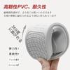 OYUEGE Outdoor PVC Indoor and Outdoor Sizes Black Sandals, Reflexology, Healthy, Bath, Balcony, Wear, Waterproof, Washable, Comfortable, Non-Steamy,