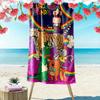 Uncle Grandpa Print Beach Towel, Large Soft Quick Dry Towel for Beach Camping Swimming