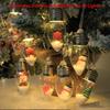 Christmas Tree Led Snow Globe Bulb String Lights For Indoor Outdoor White Warm