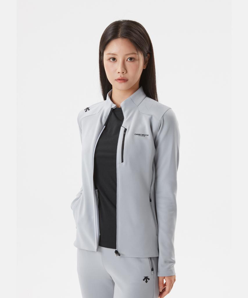 Descente Standard Training Zip-Up Grey (Sp323Tft72) (B Type)