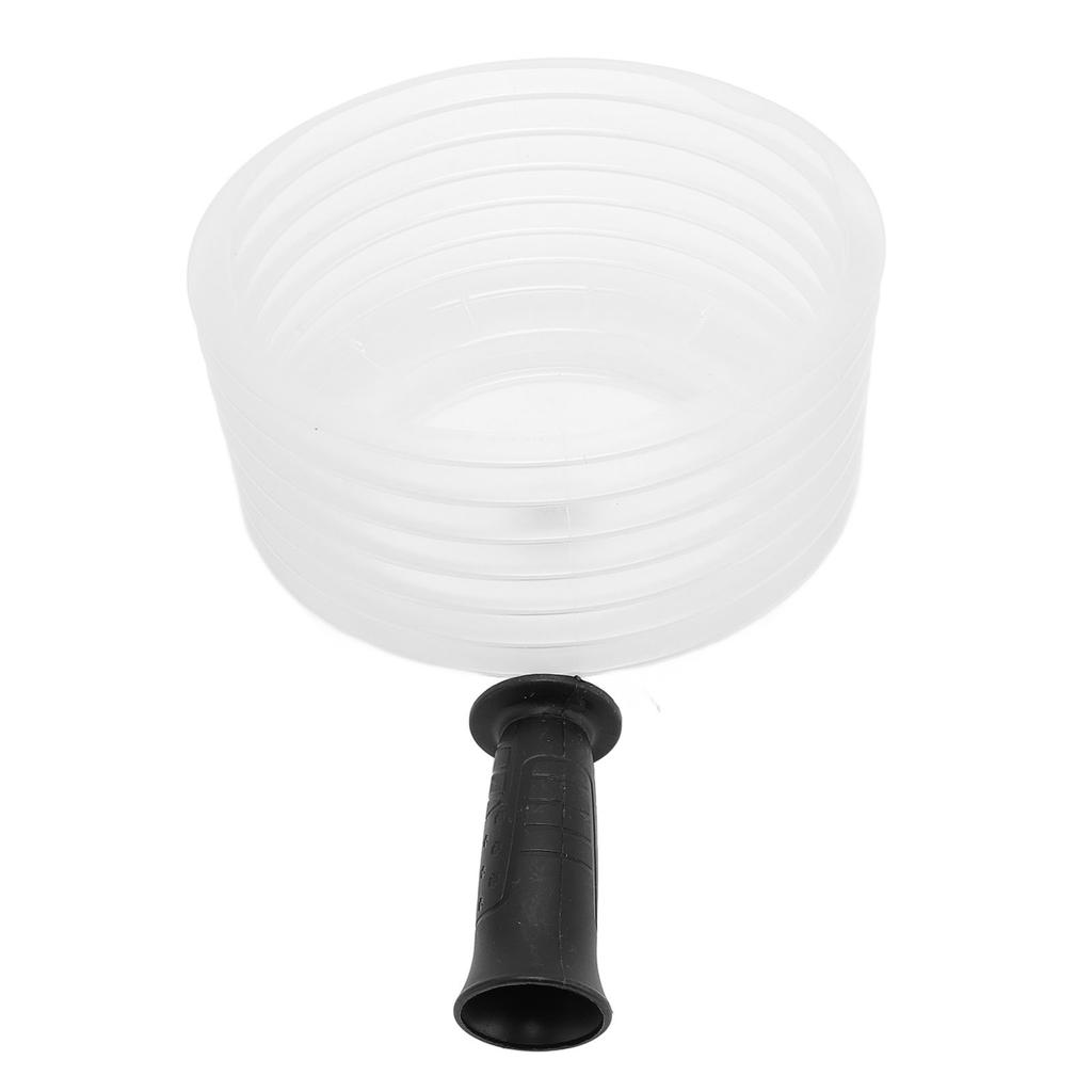 Hole Saw Dust Bowl Cutter Electric Hammer Drill Hood Collector 160mm with Handle for Recessed Light