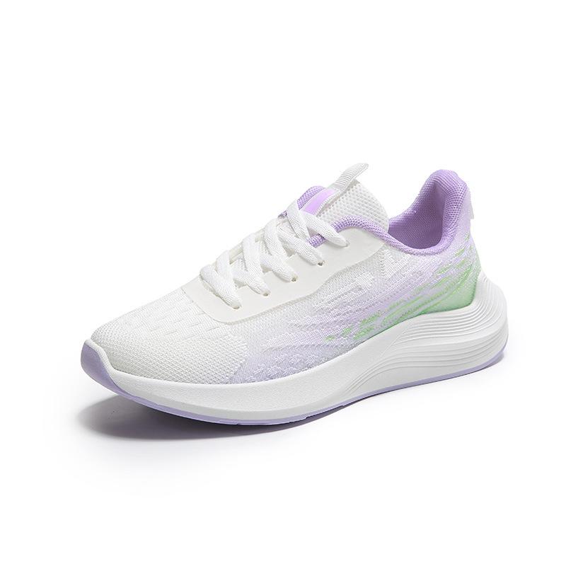 Autumn new women's shoes breathable sports shoes soft-soled travel shoes flying woven little white shoes flat casual shoes