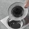 Steel Waste Catcher Floor Drain Net Cover Anti-Blocking Strainer Sewer Mesh Trap Drain Filter