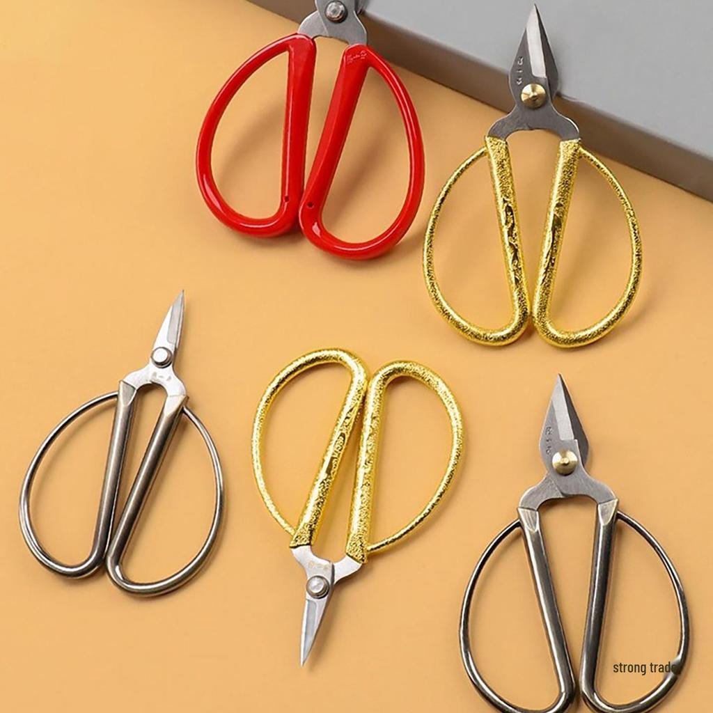 Stainless Steel Alloy Groove Pointed Nail Scissors for Manicure and Toenails