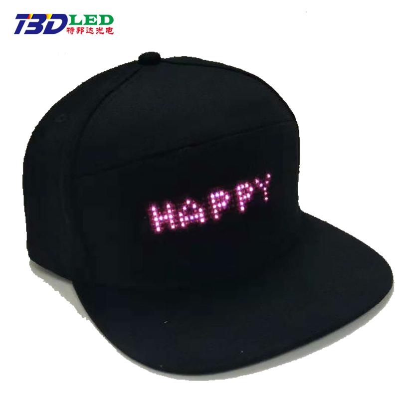 

Приложение для зарядки через USB, программируемые светодиодные шапки для сообщений, бейсбольная кепка со светящимся логотипом, светящаяся вечерняя шляпа, подсветка, прокручиваемый светодиодный дисплей