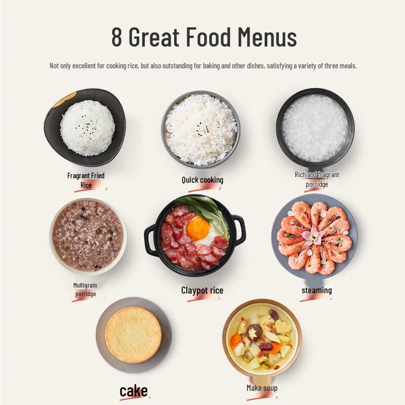 SUPOR 4L Smart Multi-Function Rice Cooker