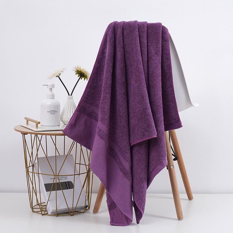 Long-staple Cotton Bath Towel, Pure Cotton Does Not Shed Hair, Adult Large Bath Towel, Wide Forging Cotton Absorbs Water.
