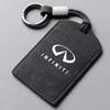 Suede Leather Car NFC Card Key Cover Fob Case Protector Holder Shell Auto Keychain For Infiniti Q50 G37 QX70 FX35 Q60 Q30 QX60 xs2