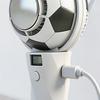 Portable Football Fan Small Handheld Fan 6-Speed Wind LED Display USB Charging Lightweight Travel Fan Quiet Personal Fan