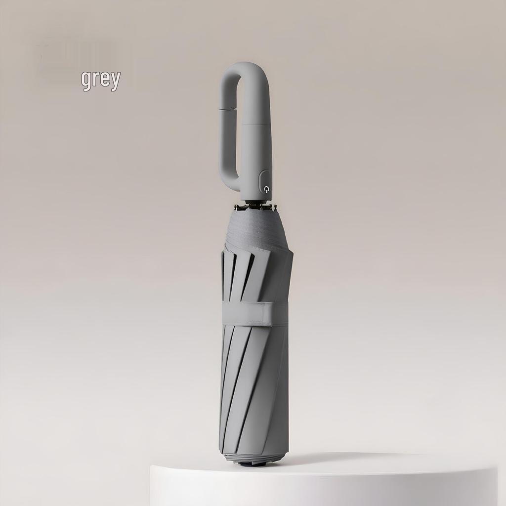 Three-Fold Dual-Use UV Protection Umbrella with Automatic Open/Close for Sunny and Rainy Days