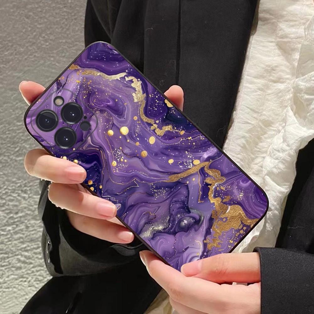 Marble Art Phone Case For IPhone 16 15 8 7 6 6S Plus X SE XR XS 14 11 12 13 Mini Pro Max Mobile Case