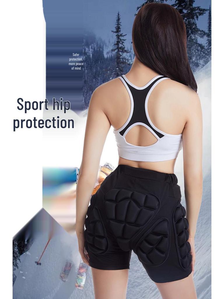 Children's Skiing and Skating Hip Protection Pants with Knee Pads – Anti-Fall, Thickened Sports Gear for Rollerblading and Ice Boarding.