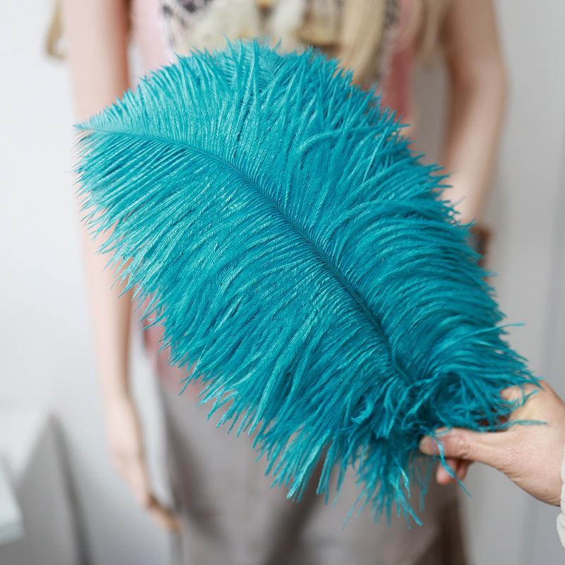 Ostrich Feathers 30-35Cm Wedding Road Guide Table Flower Ornament Ostrich Hair Decorative Clothing Accessories Diy