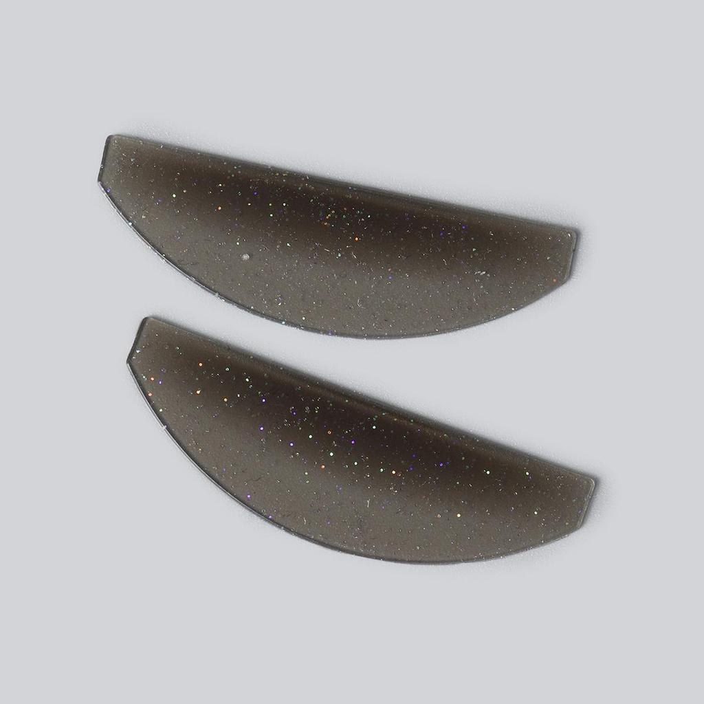 BLACKWINGS 1 Pair Eyelash Perm Silicone Pads, Curling Pads for Lash Lift, with Size Guide Chart, Hypoallergenic Reusable Accessories