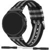 Nylon Strap for Garmin Forerunner 235 735 230 220 630 620 Stripe Stitching Color Watch Band for Approach S20 S6 Wriststrap Bracelet Metal Connectors