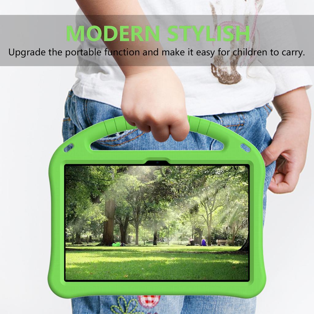 Cartoon EVA table Case with rear bracket, suitable for TCL 10 L Gen 4 3 2 10.1" Anti-Slip Kickstand Cover with shoulder straps