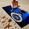 1pz Telo da Spiaggia con Stemma Club Brugge FC - Morbido, Assorbente in Microfibra, Leggero, Ideale per la Spiaggia, Feste, Viaggi, Campeggio, Regali per tifosi
