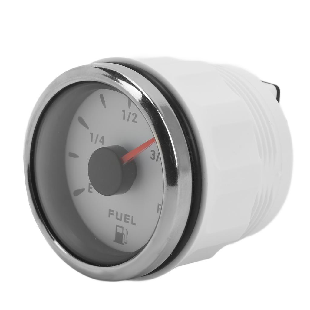 52MM Fuel Level Gauge 0‑190 Ohm  Fuel Tank Meter with 7 Color Backlight for Car Boat RV Yacht
