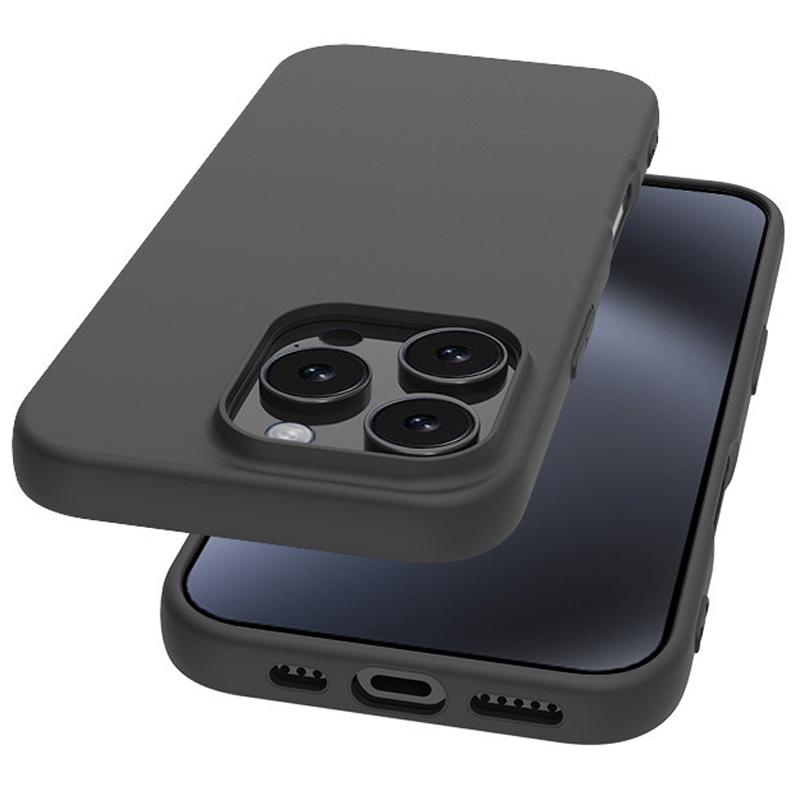 

For iPhone 16 Pro Max Case Matte Anti-Scratch Soft TPU Slim Phone Cover A