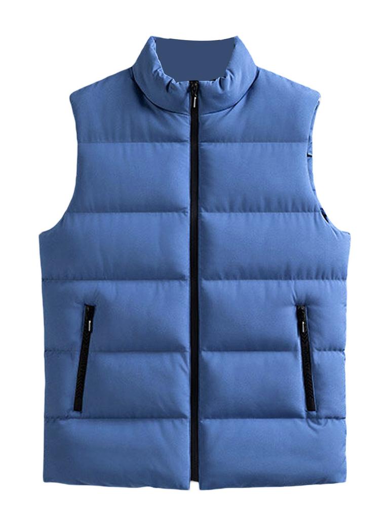 T 91761 Winter Stand Collar Vest Men