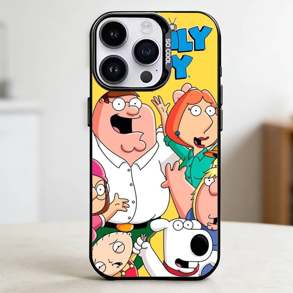Family Guy  Phone Case for Color Silver Shell For IPhone 17 16 15 14 13 12 11 Pro Max Plus