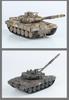 Simulated alloy T-90 main battle tank spray version military model boy toy light swing parts