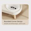 Pet Supplies Ceramic Double Cat Bowl Cervical Protection Anti-Spill Elevated Dog Bowl Anti Slip with Stand Pet Feeder Cats Dogs
