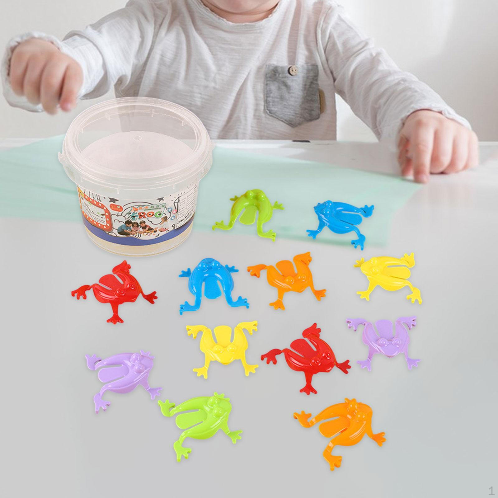 

Разноцветные пасхальные прыгающие лягушки, забавные прыгающие игрушки-лягушки, наполнители для мешочков с подарками, 13Pcs