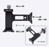XJT8 Metal Phone Tripod Clamp with Cold Shoe & Mount Head for Desktop Cameras