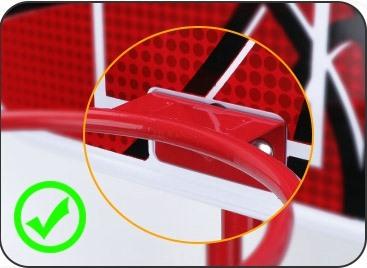 Children'S Basketball Frame Indoor Household Livable Blue Ball Frame Shooting Frame Ball Toys For Children Wall Mounted