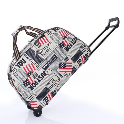 Women Travel Bag Student Luggage Bag Large Capacity Handbag Suitcase On Wheels Light Trolley Bags