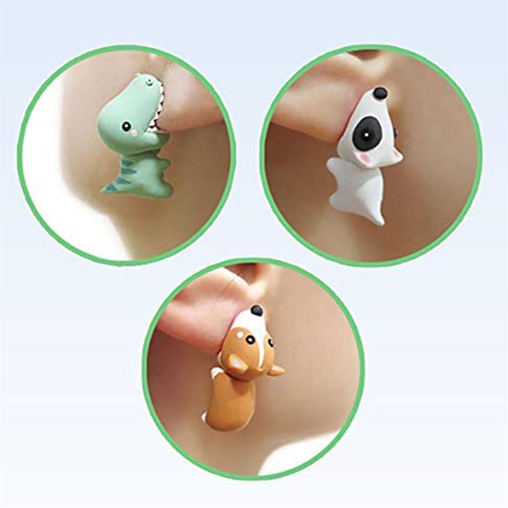 1 Pair Of Resin Earrings Handmade Cute Animal Piercing Earrings Stud Earrings For Women Girls