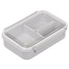 Pearl Metal Lunch Box with Inner Container, 650ml, Gray, Made In Japan, Home Label DC-6004