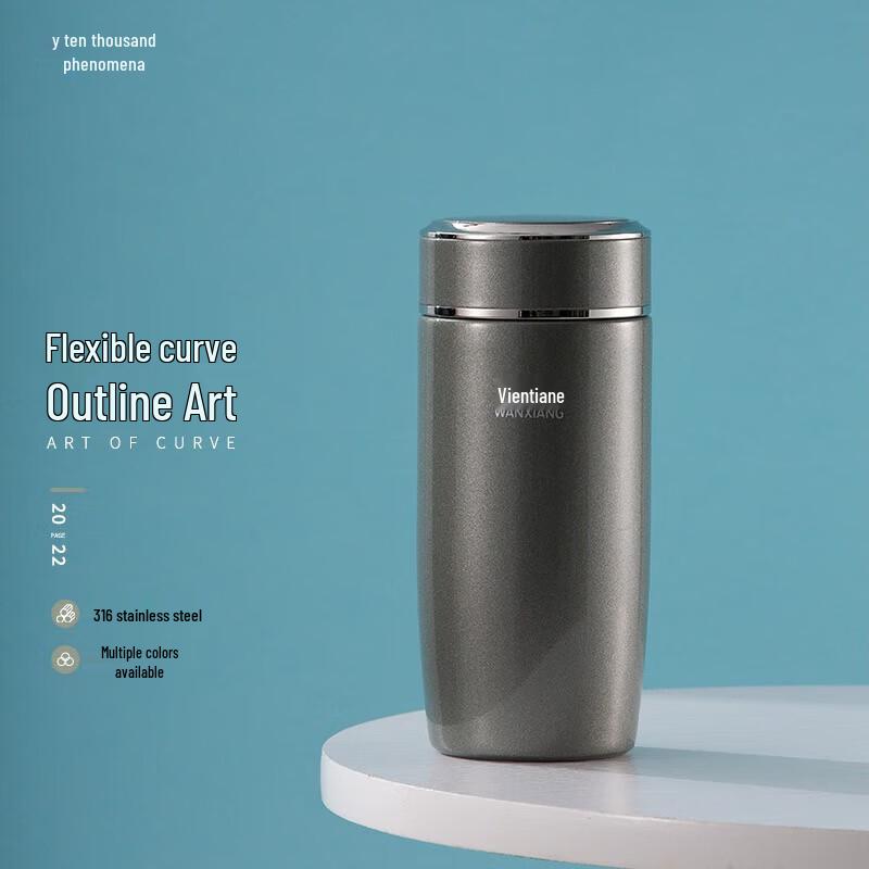WANXIANG F84L Goose Egg Insulated Stainless Steel Mug, 360mL