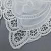 49MF False Collar Lace Hollow Out Trim Embroidery Collar Venise Lace Neckline Easy To Wear Detachable Collar Lace Women