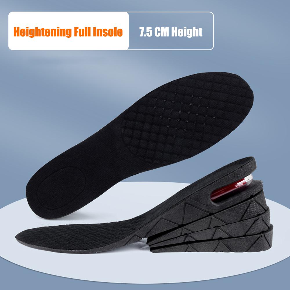 

Invisible Height Increase Insole Cushion Height Adjustable Shoe Heel Insoles Insert Taller Support Shock Absorptiont Foot Pad Unisex Size
