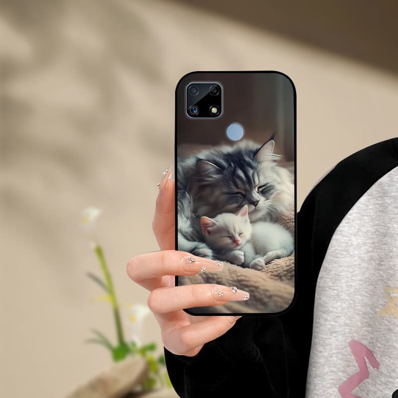 Silicone Phone Case For Realme C25s C25 Cover Painted Soft  For Realme C25 C25S C21 C21Y C25Y Phone Case RealmeC25s C 25 s Funda