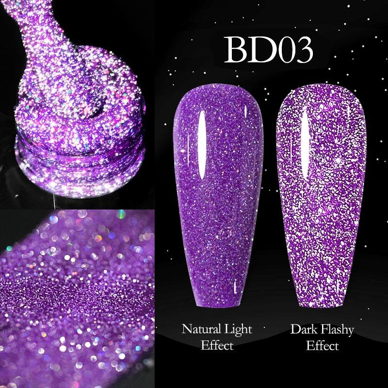 

Venalisa 7.5 мл светоотражающий неоновый диско гель-лак для ногтей с блестками отмачиваемый УФ-гель-лак маникюрный инструмент