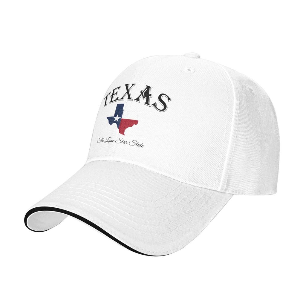 Texas Trucker Hat Vibrant Heat Transfer Print Polyester Cap - Quick-Dry Outdoor Streetwear Adjustable Buckle Outdoor Leisure Hat