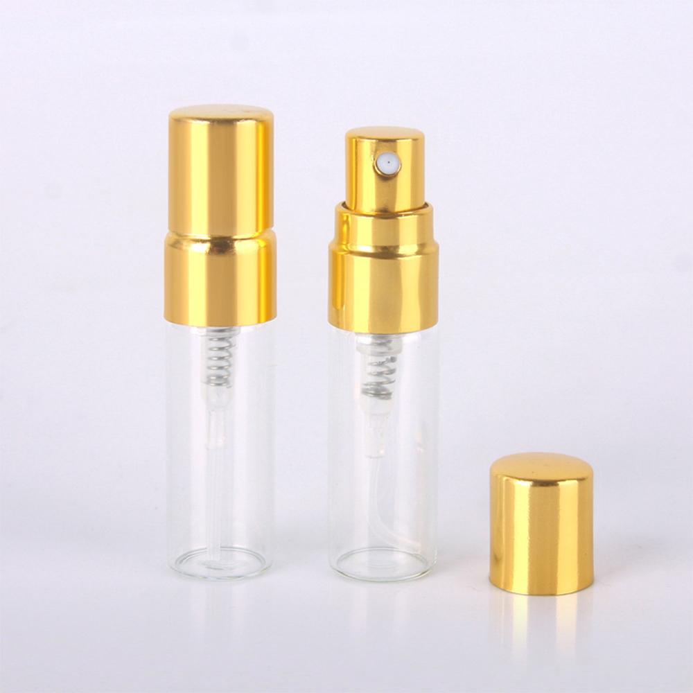 50pcs 100pcs 2ml 3ml 5ml 10ml Sample Refillable Perfume Bottle Empty Mini Spray Bottle Perfume Bottles glass Atomizer Container 2ml&50pcs